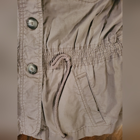 Anne Taylor Loft Gray Utility Jacket MP - Picture 4 of 9